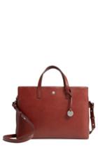 Lodis Judith Rfid-protected Leather Laptop Briefcase - Red
