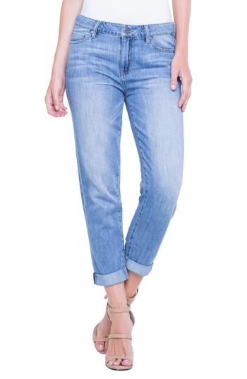 Women's Liverpool Cameron Crop Boyfriend Jeans - Blue