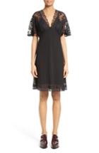 Women's Mcq Alexander Mcqueen Volant Lace Dress Us / 40 It - Black