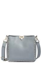 Valentino Garavani 'small Rockstud - Alce' Calfskin Leather Hobo -