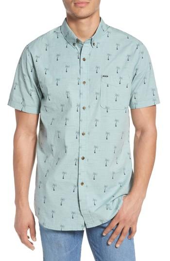 Men's Rip Curl Riviera Woven Shirt - Blue/green