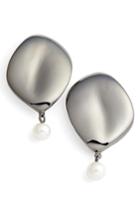 Women's Elizabeth And James Hanalei Plumeria Pearl Drop Earrings