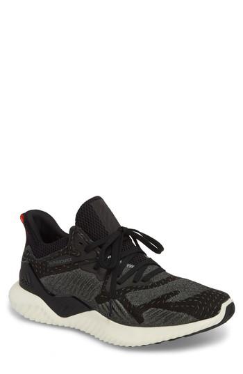 Men's Adidas Alphabounce Beyond Knit Running Shoe .5 M - Black