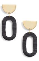 Women's Soko Sansa Horn Oval Drop Earrings