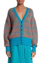 Women's Simon Miller Izee Floral Button Cardigan - Blue