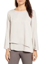 Women's Nic+zoe Wrapped Up Layered Blouse - White