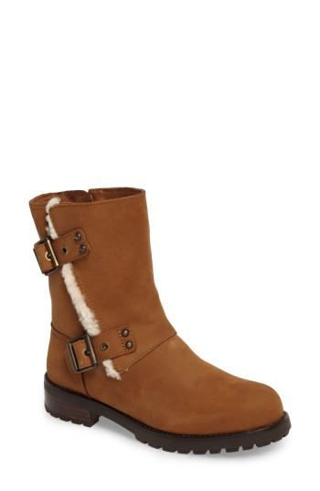 Women's Ugg Niels Water Resistant Genuin Shearling Boot M - Brown