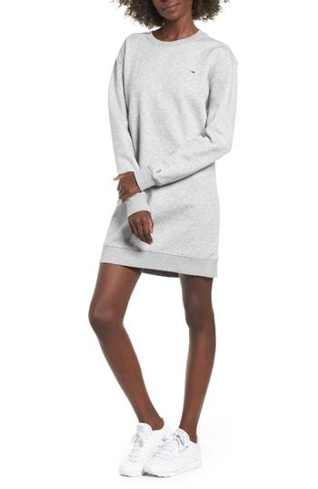 Women's Tommy Jeans Classic Sweatshirt Dress - Grey