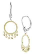 Women's Meira T Bezel Set Diamond Drop Earrings
