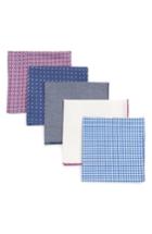 Men's The Tie Bar Trendy Purple 5-pack Pocket Squares, Size - Purple