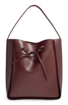 Sole Society Primm Faux Leather Bucket Bag - Red