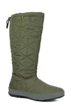 Women's Bogs Snowday Tall Waterproof Quilted Snow Boot M - Green