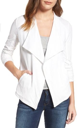 Women's Caslon Drapey Knit Jacket - White