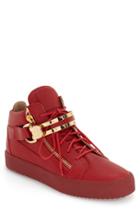 Men's Giuseppe Zanotti Side Zip High Top Sneaker
