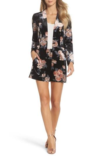 Women's Ali & Jay Velvet Jacket & Shorts - Black