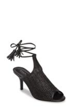 Women's Charles By Charles David Niko Ankle Tie Sandal M - Black