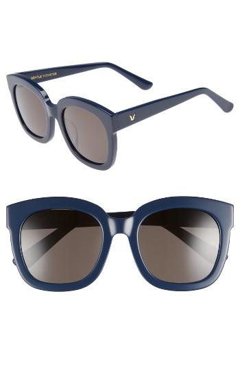 Women's Gentle Monster Matti 51mm Rounded Sunglasses - Navy