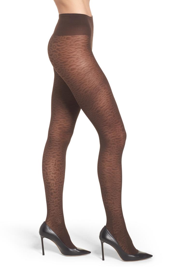 Women's Swedish Stockings Emma Leopard Tights