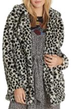 Women's Billabong Wild One Faux Fur Coat