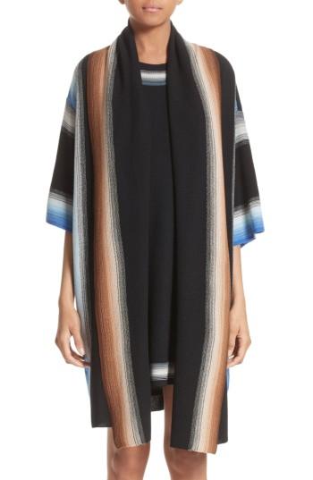 Women's Missoni Degrade Stripe Wool Cardigan Us / 42 It - Black