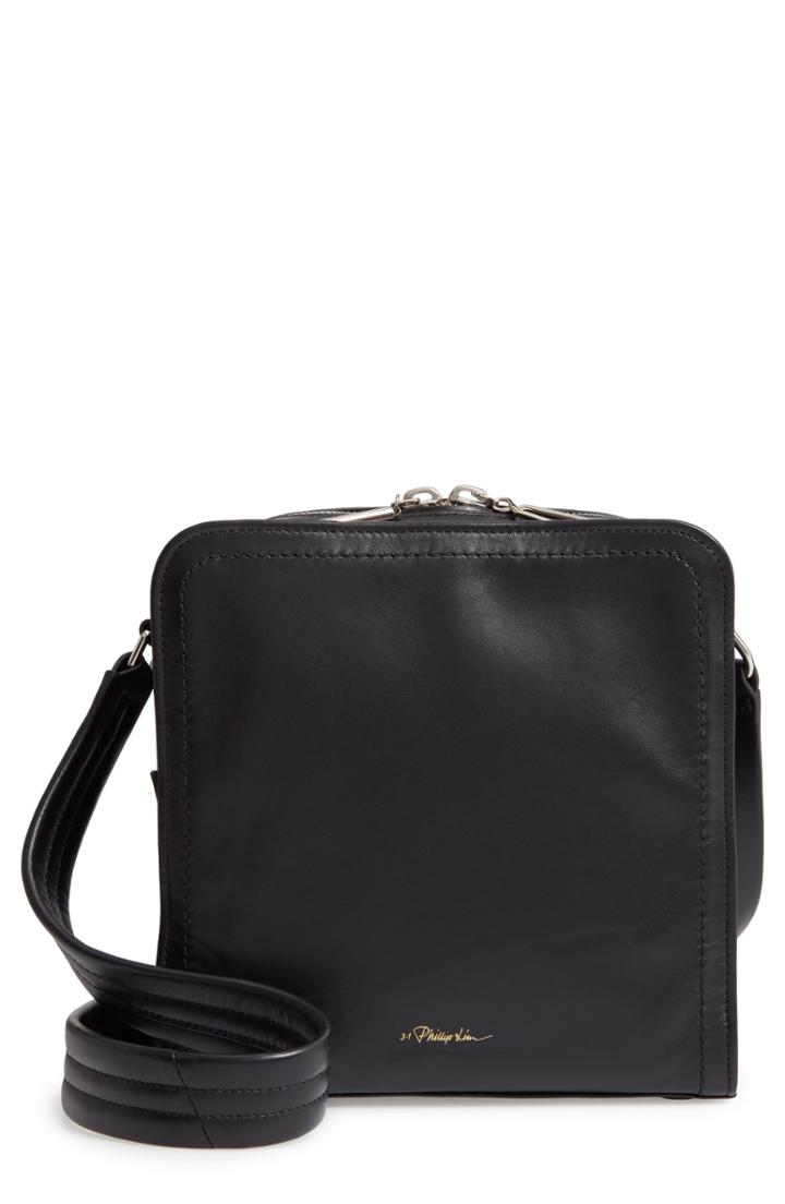 3.1. Phillip Lim Hudson Leather Square Crossbody Bag -