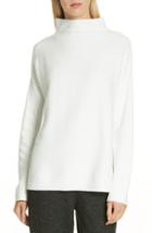 Petite Women's Eileen Fisher Organic Cotton Blend Sweater P - White