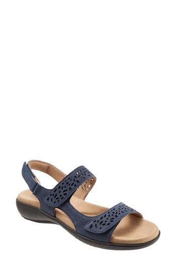 Women's Trotters Tamara Sandal .5 N - Blue