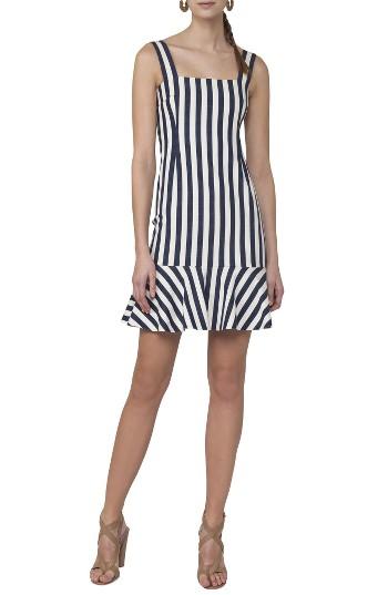 Women's Akris Punto Stripe Stretch Cotton Dress