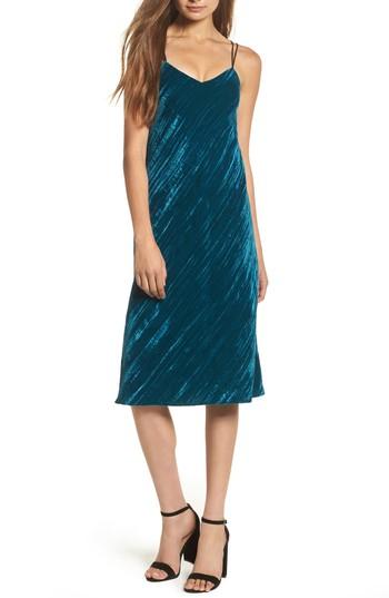 Women's Sam Edelman Velvet Slipdress - Green