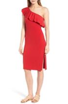 Women's Velvet By Graham & Spencer One-shoulder Dress - Red