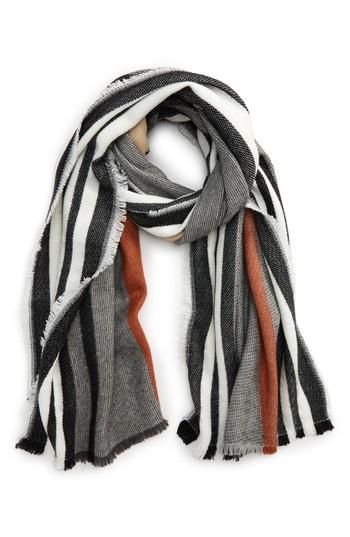 Women's Bp. Multi Color Stripe Oblong Scarf
