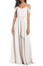 Women's Ceremony By Joanna August Off The Shoulder Gown - Grey