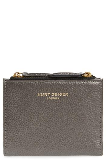 Women's Kurt Geiger London E Leather Wallet - Metallic