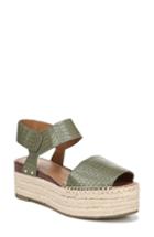 Women's Sarto By Franco Sarto Leo Platform Espadrille Sandal M - Green