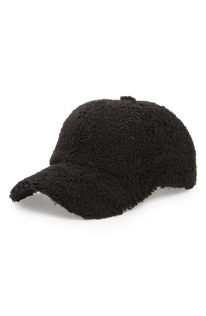 Women's Sole Society Fleece Baseball Cap -
