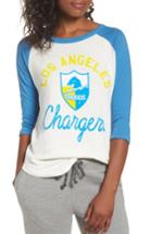 Women's Junk Food Nfl Los Angeles Chargers Raglan Tee - White