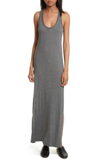 Women's Theory Sameetha Plume Jersey Maxi Dress - Grey