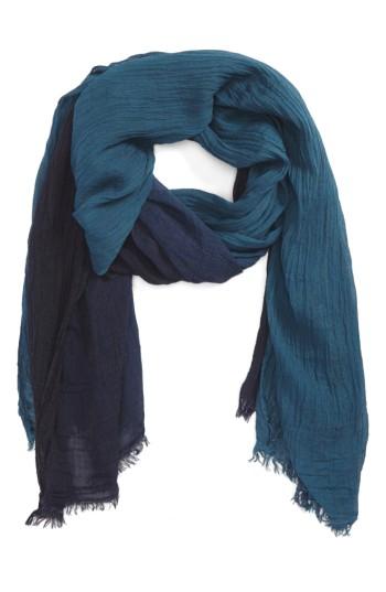 Women's Bp. Ombre Scarf, Size - Blue