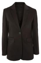 Women's Topshop Suit Blazer Us (fits Like 2-4) - Black