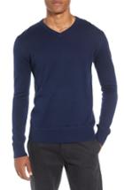 Men's Life/after/denim Tournament Slim Fit V-neck Sweater, Size - Blue