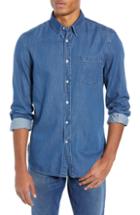 Men's French Connection Fit Denim Shirt, Size Small - Blue