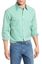 Men's Rodd & Gunn 'freeman' Sports Fit Check Sport Shirt, Size - Green