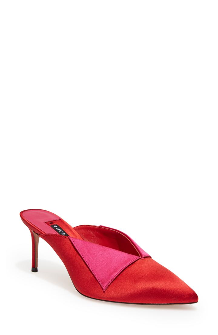 Women's Alice + Olivia Mareist Mule .5 M - Pink