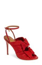 Women's Tory Burch Eleanor Knotted Sandal M - Red