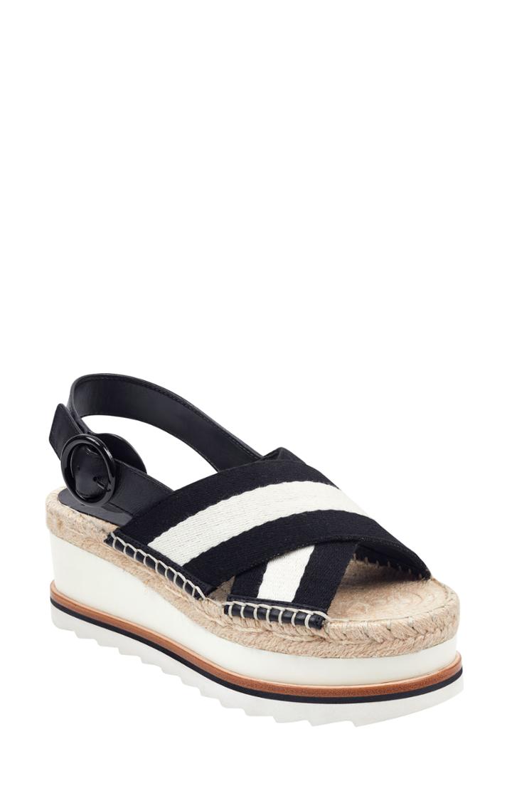 Women's Marc Fisher Ltd Glenna Platform Slingback Sandal M - Pink