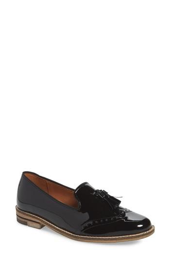 Women's Ara Kay Tassel Loafer M - Black