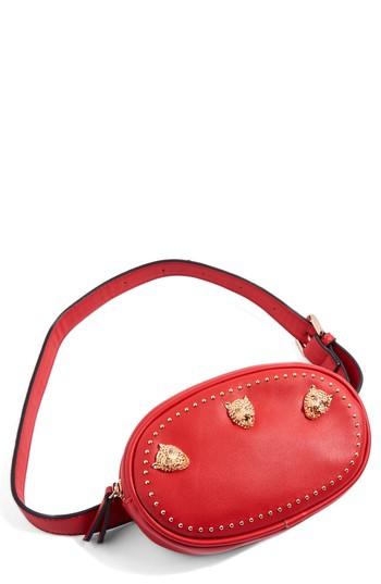 Topshop Panther Bum Bag - Red