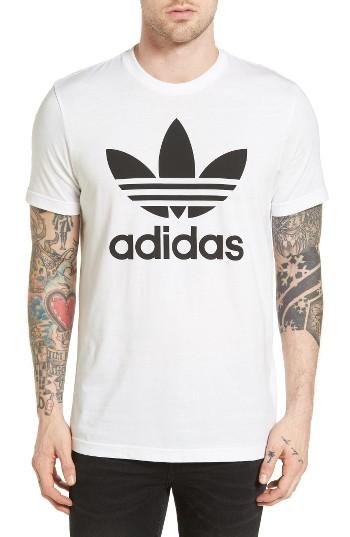 Men's Adidas Originals Trefoil Graphic T-shirt - White