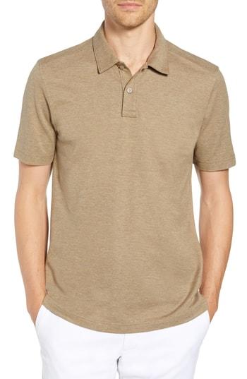 Men's Nordstrom Men's Shop Fit Polo, Size X-large - Brown