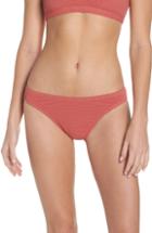Women's Leith Malibu High Leg Bikini Bottoms, Size - Red